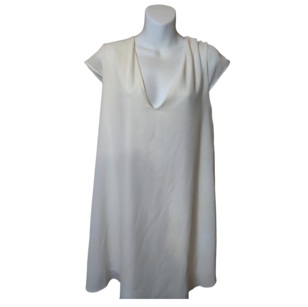 Luxe White/Cream Medium Dress | Elegant & Comfortable | Day to Night